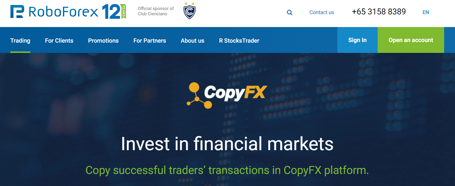 Программа для инвестирования CopyFX