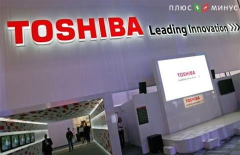 Акции Toshiba за три дня подешевели на 42%