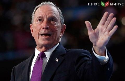 Траты Блумберга на предвыборную кампанию превысили $400 млн