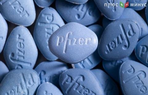 Падение акций Pfizer на 3,45%