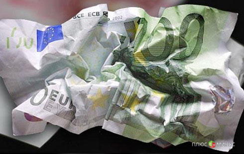 Долги отягощают евро